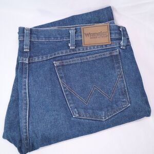 Wrangler Rugged Wear Blue Jeans Pants Size 38x32